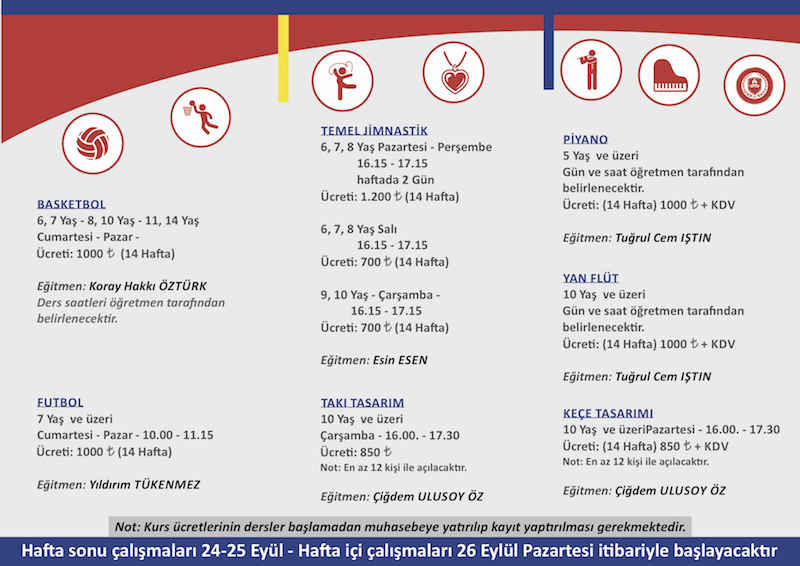 2016-2017 Kış Okulu Programı