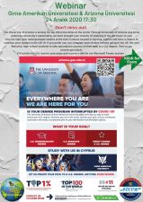 Girne Amerikan Üniversitesi ve Arizona Üniversitesi Webinarı – Aralık 2020